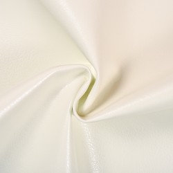 Ткань Дерматин (Кожзам) для мебели, цвет Белый (на отрез)  в Ессентуках