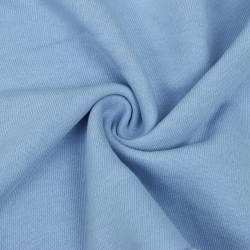 Ткань Футер 3-х нитка, Петля, цвет Светло-Голубой (на отрез)  в Ессентуках