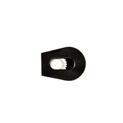 Зажим для шнура 4 мм KL цвет Чёрный + Белый (поштучно)  в Ессентуках