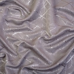 Ткань Блэкаут для штор светозатемняющая 75% &quot;Ледовое тиснение  Серый&quot;   в Ессентуках