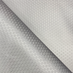 Ткань Оксфорд 300D PU Рип-Стоп СОТЫ, цвет Светло-Серый (на отрез)  в Ессентуках