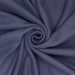 Ткань Флис Односторонний 130 гр/м2, цвет Темно-серый (на отрез)  в Ессентуках