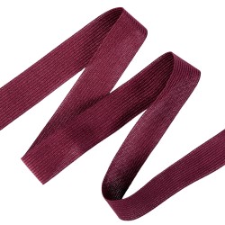 Окантовочная лента-бейка, цвет Бордовый 22мм (на отрез)  в Ессентуках