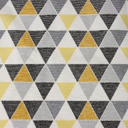Интерьерная ткань Дак (DUCK), принт &quot;Малые Треугольники&quot; (на отрез)  в Ессентуках
