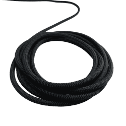 Шнур (Резинка) шляпный 7мм, цвет Чёрный (на отрез)  в Ессентуках