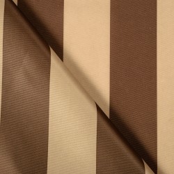 Ткань Оксфорд 300D PU, Бежево-Коричневая полоска (на отрез)  в Ессентуках