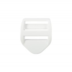 Пряжка регулировочная 25 мм УСИЛЕННАЯ (трехщелевка), цвет Белый LS (поштучно)  в Ессентуках