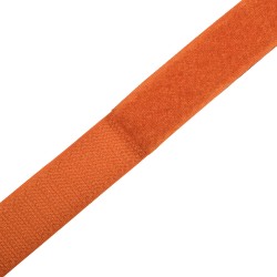 Контактная лента 25мм цвет Оранжевый (велькро-липучка, на отрез)  в Ессентуках