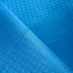 Ткань Оксфорд 300D PU Рип-Стоп СОТЫ, цвет Голубой (на отрез)  в Ессентуках