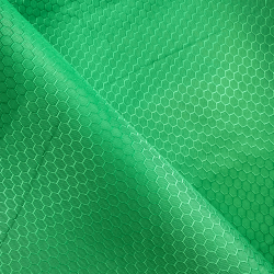 Ткань Оксфорд 300D PU Рип-Стоп СОТЫ, цвет Зелёный (на отрез)  в Ессентуках