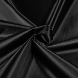 *Ткань Оксфорд 210D PU, цвет Черный (на отрез)  в Ессентуках