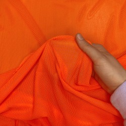 Трикотажная Сетка 75 г/м2, цвет Оранжевый (на отрез)  в Ессентуках