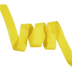 Окантовочная лента-бейка, цвет Жёлтый 22мм (на отрез)  в Ессентуках